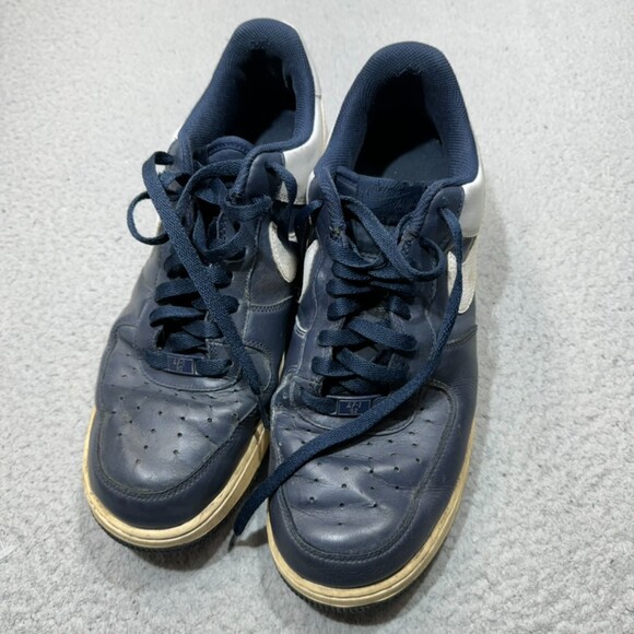 Nike Airforce 1 Mens 11 New‎ York Yankees Blue 315122-413 Sneakers Athletic Air - Picture 12 of 15